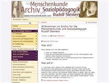 Tablet Screenshot of menschenkunde.com